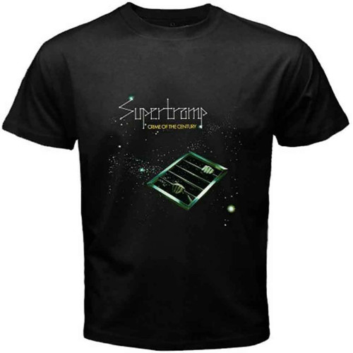 Supertramp Crime of The Century Rock Music Men's Black T-Shirt