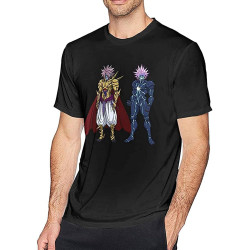 Durable One-Punch Man Lord Boros Men's Short Sleeve T-Shirt Cotton Fabric T Shirt for Men Youth Tee Durable One-Punch Man Lord Boros Men's Short Sleeve T-Shirt Cotton Fabric T Shirt for Men Youth Tee