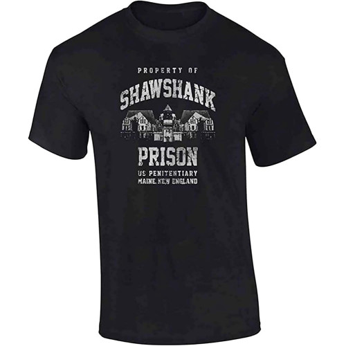 RUIBEITAO Men's Shawshank Prison Shawshank Redemption T-Shirt RUIBEITAO Men's Shawshank Prison Shawshank Redemption T-Shirt