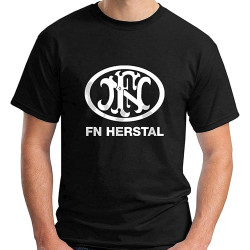 RUIBEITAO Fn Herstal T-Shirt Graphic Top Printed Shirt Short-Sleeve Tee Men
