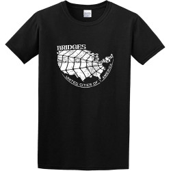 Bridges Death Stranding Inspired Cotton Round Neck Tee Shirt for Men Bridges Death Stranding Inspired Cotton Round Neck Tee Shirt for Men