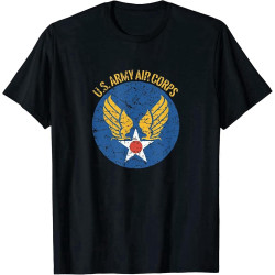 RUIBEITAO Men's Limited Vintage Us Army Air Corps Great Gift Idea T-Shirt