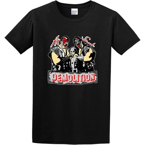 Cotton Demolition Retro Wrestlingmen Cotton Blend Cotton T-ShirtShirt Top Tee Cotton Demolition Retro Wrestlingmen Cotton Blend Cotton T-ShirtShirt Top Tee