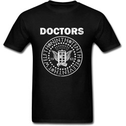 Men's Doctors Cool Tee Shirts Male O Neck Short Sleeve Shirt Normal Crazy T Shirts