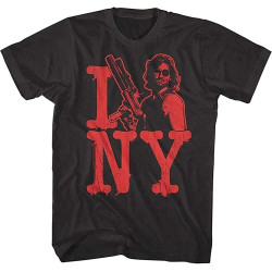 Escape from Ny I Love Ny Men's T-Shirt Snake Plissken Kurt Russell Action Tee