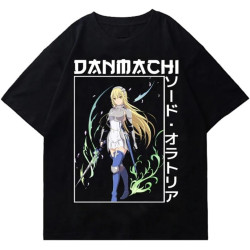 TinANTMA Japanese is It Wrong to Try to Pick Up in a Dungeon Printing Tshirt Vintage Cotton Mens Short Sleeve T-Shirt Black TinANTMA Japanese is It Wrong to Try to Pick Up in a Dungeon Printing Tshirt Vintage Cotton Mens Short Sleeve T-Shirt Black