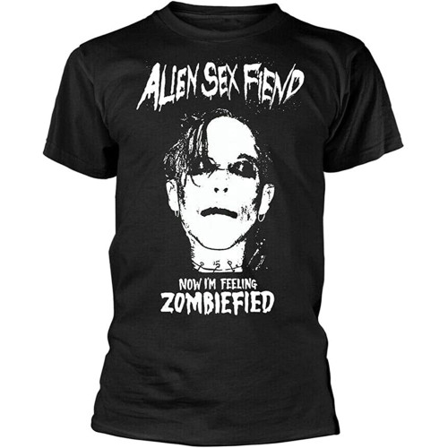 Alien Sex Fiend Zombified T Shirt Black