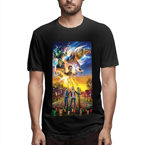 Goosebumps Mens T Shirts Short Sleeves Crew Neck Tee Summer Tops Black Goosebumps Mens T Shirts Short Sleeves Crew Neck Tee Summer Tops Black