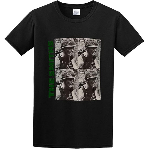 sonvsee The Smiths Meat is Murder T-Shirt Graphic Top Printed Shirt for Mens Black sonvsee The Smiths Meat is Murder T-Shirt Graphic Top Printed Shirt for Mens Black