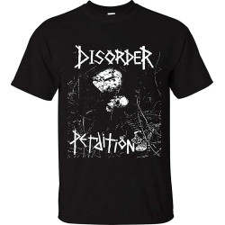 Unisex T-Shirt Disorder Perdition Bristol Punk Rock Black Unisex T-Shirt Disorder Perdition Bristol Punk Rock Black