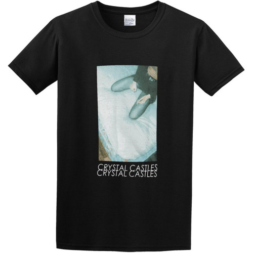 Fashion T Shirts Crystal Castles Big Deer Button Closure