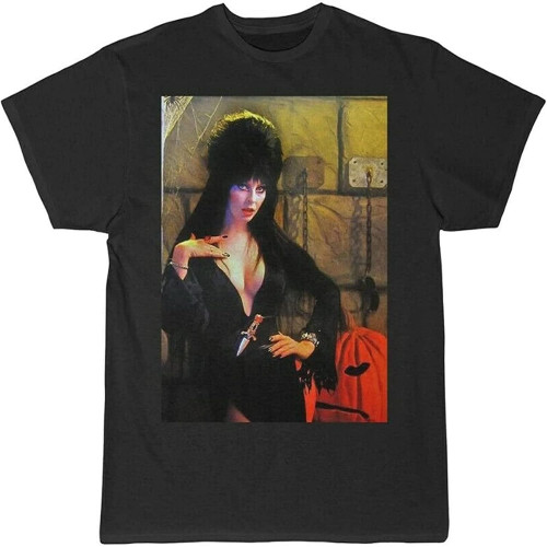 sonvsee Elvira Mistress of The Macab Men's Short Sleeve T Shirt Black sonvsee Elvira Mistress of The Macab Men's Short Sleeve T Shirt Black