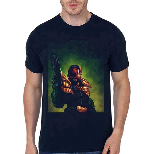 T Shirt Mens Judge Dredd Swag Shirts Black