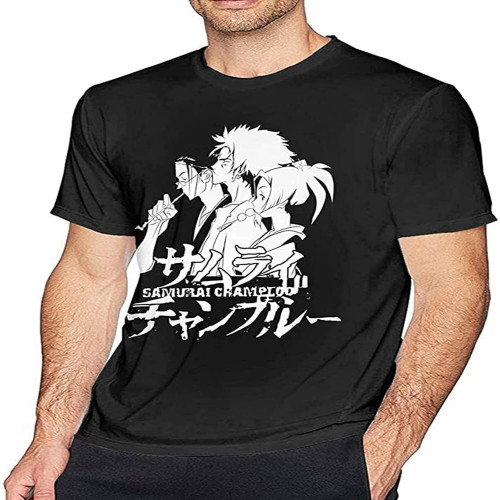 sonvsee Casual Samurai Champloo Mens Graphic Comfortable Short Sleeve T-Shirt Black sonvsee Casual Samurai Champloo Mens Graphic Comfortable Short Sleeve T-Shirt Black