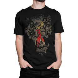 Hellboy Graphic T-Shirt Cotton Tee Men's Mens T-Shirt Graphic Unisex Tee Shirt Black Hellboy Graphic T-Shirt Cotton Tee Men's Mens T-Shirt Graphic Unisex Tee Shirt Black