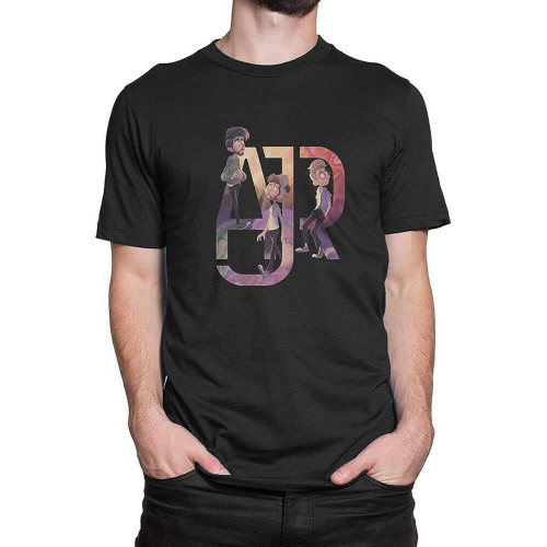 AJR The Click Galaxy Men's T-Shirt Top Sweatshirt Short Sleeve Black AJR The Click Galaxy Men's T-Shirt Top Sweatshirt Short Sleeve Black
