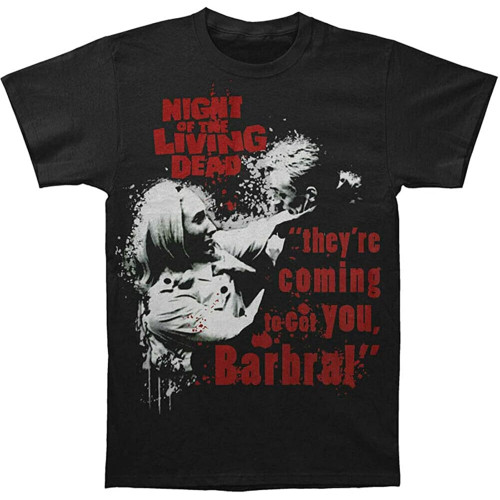 MUZHILIN Night of The Living Dead Men's Barbra T-Shirt Top Sweatshirt Short Sleeve Black MUZHILIN Night of The Living Dead Men's Barbra T-Shirt Top Sweatshirt Short Sleeve Black