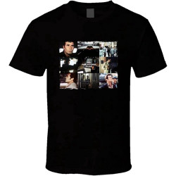 MUZHILIN The Rockford Files T ShirtTop Sweatshirt Short Sleeve Black MUZHILIN The Rockford Files T ShirtTop Sweatshirt Short Sleeve Black