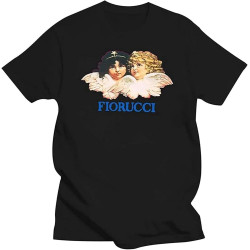 MUZHILIN Quant Fiorucci Angels T Shirt 2021 Cotton T-Shirt Men Round Neck Short-Sleeved Casual T-Shirt Top Sweatshirt Short Sleeve Black MUZHILIN Quant Fiorucci Angels T Shirt 2021 Cotton T-Shirt Men Round Neck Short-Sleeved Casual T-Shirt Top Sweatshirt Short Sleeve Black