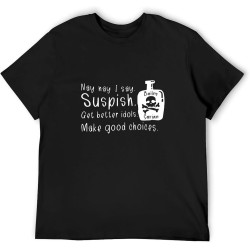 MUZHILIN Kurz Bailey Sarian Suspish Makeup and Mystery Funny T-ShirtTop Sweatshirt Short Sleeve Black MUZHILIN Kurz Bailey Sarian Suspish Makeup and Mystery Funny T-ShirtTop Sweatshirt Short Sleeve Black