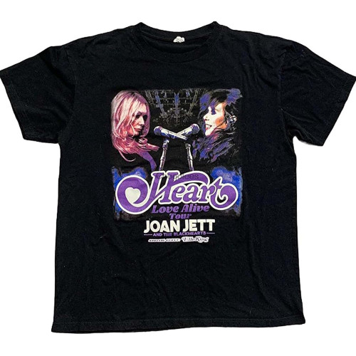 MUZHILIN alteredegovintage Heart Joan jett Tour t ShirtTop Sweatshirt Short Sleeve Black MUZHILIN alteredegovintage Heart Joan jett Tour t ShirtTop Sweatshirt Short Sleeve Black