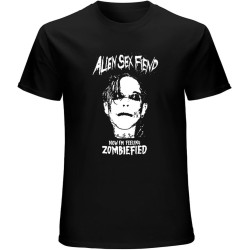 Men's Alien Sex Fiend Zombified T Shirt Men's Alien Sex Fiend Zombified T Shirt