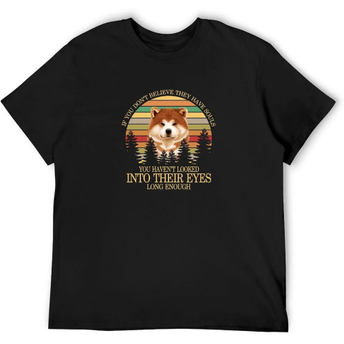 MUZHILIN If You Don't Believe They Have Souls You Haven'T Looked Into Their Eyes Long EnoughTop Sweatshirt Short Sleeve Black MUZHILIN If You Don't Believe They Have Souls You Haven'T Looked Into Their Eyes Long EnoughTop Sweatshirt Short Sleeve Black