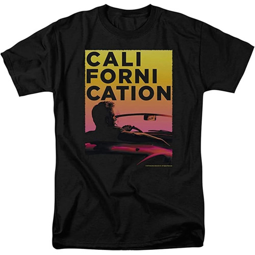 MUZHILIN Men's Californication Cali Type Adult T-ShirtTop Sweatshirt Short Sleeve Black MUZHILIN Men's Californication Cali Type Adult T-ShirtTop Sweatshirt Short Sleeve Black