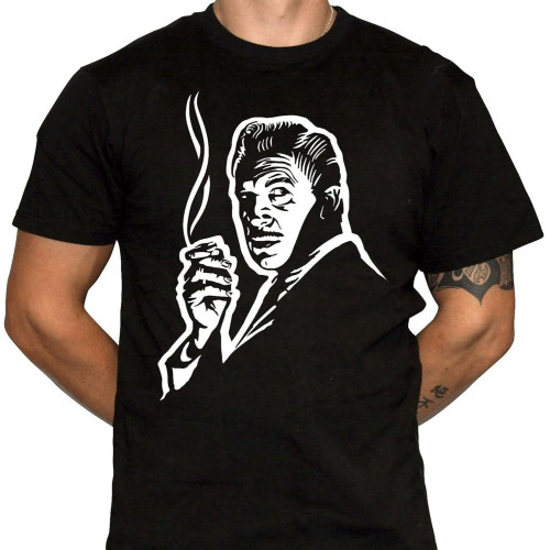 Vincent Price Horror Movie Icon Mens T-Shirt Casual Cotton Tees Top Sweatshirt Short Sleeve Black