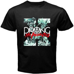MUZHILIN Prong X No Absolutes Logo Metal Band Men's T-ShirtTop Sweatshirt Short Sleeve Black MUZHILIN Prong X No Absolutes Logo Metal Band Men's T-ShirtTop Sweatshirt Short Sleeve Black