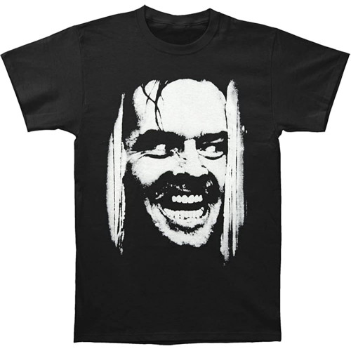 The Shining Men's Here's Johnny T ShirtTop Sweatshirt Short Sleeve Black The Shining Men's Here's Johnny T ShirtTop Sweatshirt Short Sleeve Black
