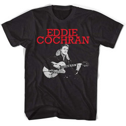 Eddie Cochran Mens T Shirt Rockabilly Unisex Colours Top Sweatshirt Short Sleeve Top Sweatshirt Short Sleeve Black Eddie Cochran Mens T Shirt Rockabilly Unisex Colours Top Sweatshirt Short Sleeve Top Sweatshirt Short Sleeve Black