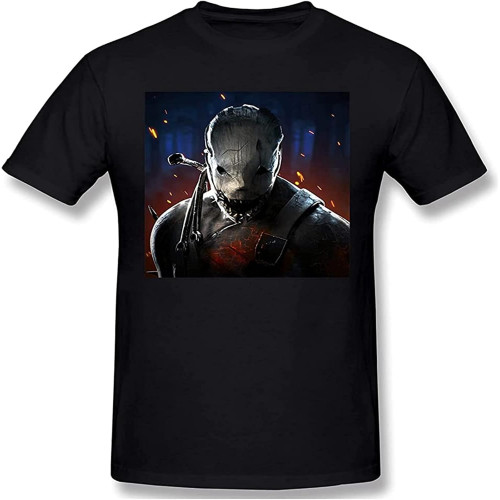 MUZHILIN Dead by Daylight Mobile Men's Cotton Fashion Casual Pattern Round Neck Short Sleeve t-ShirtTop Sweatshirt Short Sleeve Black MUZHILIN Dead by Daylight Mobile Men's Cotton Fashion Casual Pattern Round Neck Short Sleeve t-ShirtTop Sweatshirt Short Sleeve Black