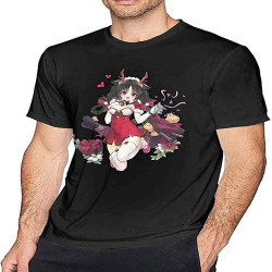 MUZHILIN Azur Lane Interesting T Shirt Sports Short Sleeve Comfortable Round Neck TeeTop Sweatshirt Short Sleeve Black