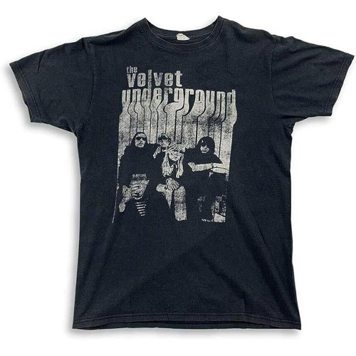 VTG 90's Velvet Underground Lou Reed Black T-Shirt Black VTG 90's Velvet Underground Lou Reed Black T-Shirt Black