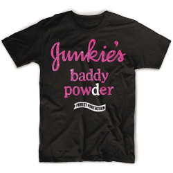 WSVSW Junkie’s Baddy Powder Mark Owen Inspired T Shirt with Glitter Print Couture Men's WSVSW Junkie’s Baddy Powder Mark Owen Inspired T Shirt with Glitter Print Couture Men's
