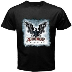 WSVSW New Alter Bridge Grunge Blackbird Men's Black T-Shirt WSVSW New Alter Bridge Grunge Blackbird Men's Black T-Shirt