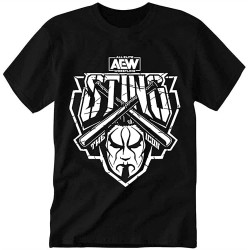 WSVSW Aew Sting T Shirt The Icon Men Black