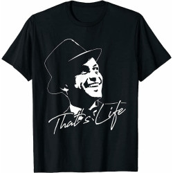 WSVSW New Limited That's Life Essential Distressed Love Frank Art Sinatra Love T-Shirt Black WSVSW New Limited That's Life Essential Distressed Love Frank Art Sinatra Love T-Shirt Black