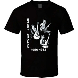 Randy Rhoads Rock Roll Music T Shirt Graphic Printed Top Tee for Men Randy Rhoads Rock Roll Music T Shirt Graphic Printed Top Tee for Men