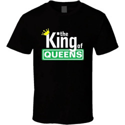 The King of Queens Logo Tee TV Show Fan T Shirt Black The King of Queens Logo Tee TV Show Fan T Shirt Black