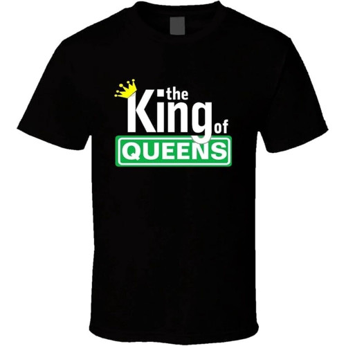 The King of Queens Logo Tee TV Show Fan T Shirt Black The King of Queens Logo Tee TV Show Fan T Shirt Black