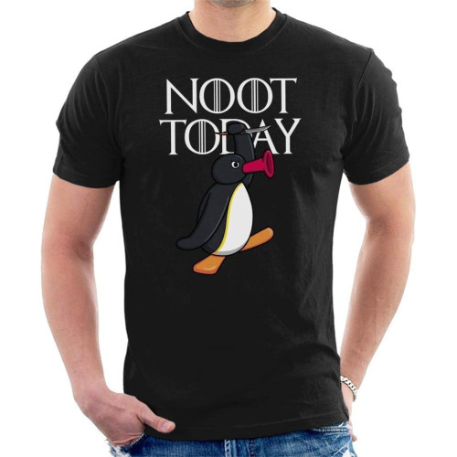 Noot Today Pingu Men's T-Shirt Black Noot Today Pingu Men's T-Shirt Black