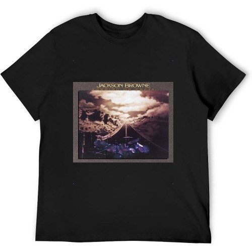 Fashion T Shirts Jackson Browne Running On Empty Vinyl Cd Cover Comfortable Fabrics to accompany You All Summer Fashion T Shirts Jackson Browne Running On Empty Vinyl Cd Cover Comfortable Fabrics to accompany You All Summer