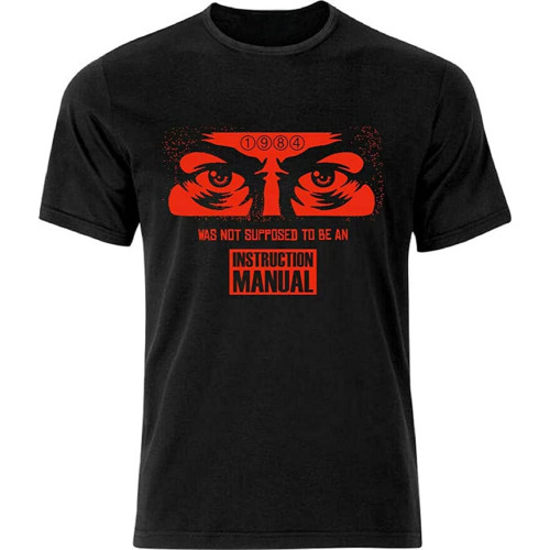 George Orwell 1984 was Not Supposed to Be an Instruction Manual Men' T Shirt Black