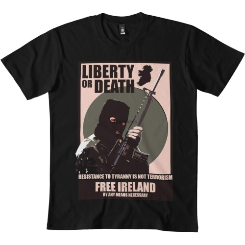 WSVSW IRA Liberty or Death t-Shirt DMN2 Black WSVSW IRA Liberty or Death t-Shirt DMN2 Black