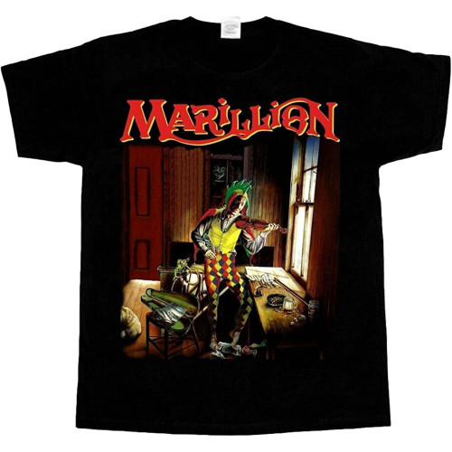 WSVSW Marillion Script for A Jester'S Tear Short - Long Sleeve New Black T-Shirt