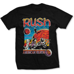 KIINMY Rush Unisex T-Shirt US Tour 1978 BlackOne Size KIINMY Rush Unisex T-Shirt US Tour 1978 BlackOne Size