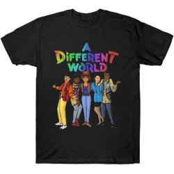 KIINMY The Different World 90s African American Sitcom T-Shirt BlackOne Size KIINMY The Different World 90s African American Sitcom T-Shirt BlackOne Size
