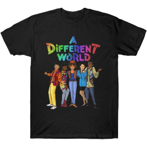 KIINMY The Different World 90s African American Sitcom T-Shirt BlackOne Size KIINMY The Different World 90s African American Sitcom T-Shirt BlackOne Size
